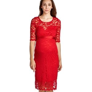 <CMD1034> LACE MATERNITY DRESS